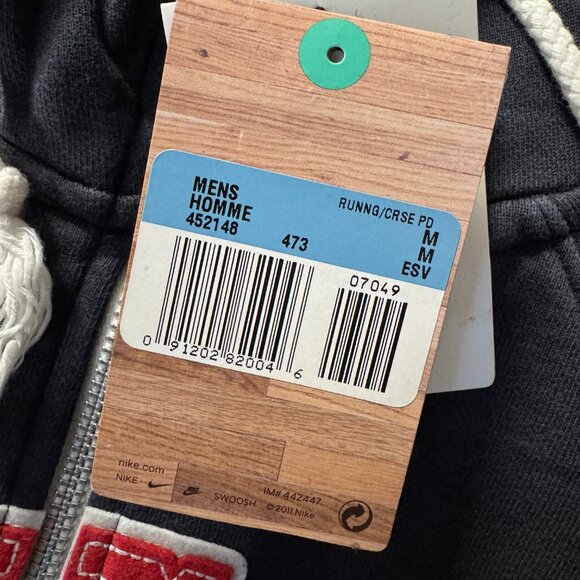 Vintage Nike Track and Field Team USA Olympic Full Zip Hoodie Men's M 452148-473 - Picture 10 of 15